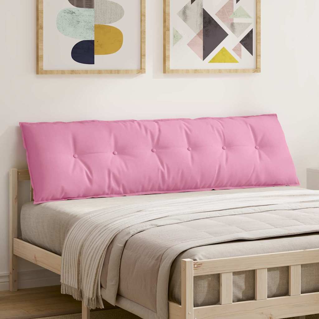 Cuscino per Schiena Rosa 180 x 19 x 50 cm Tessuto