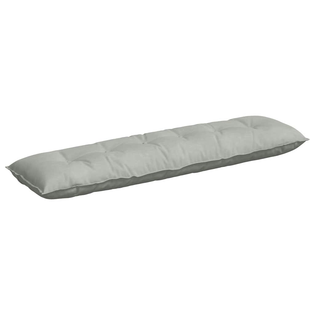 Cuscino per Schiena Grigio Chiaro 180 x 50 cm Tessuto in Cords