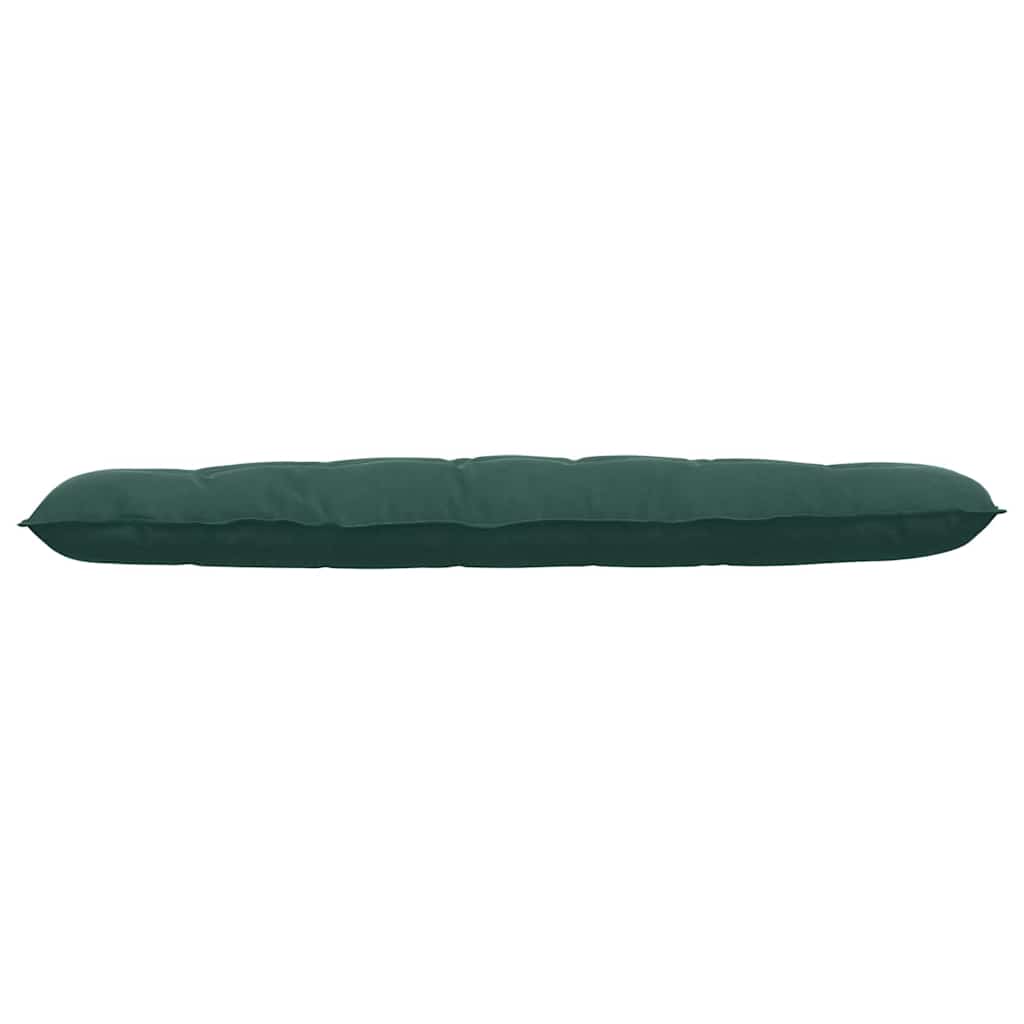 Cuscino per Schiena Verde Scuro 180 x 50 cm Tessuto in Cords
