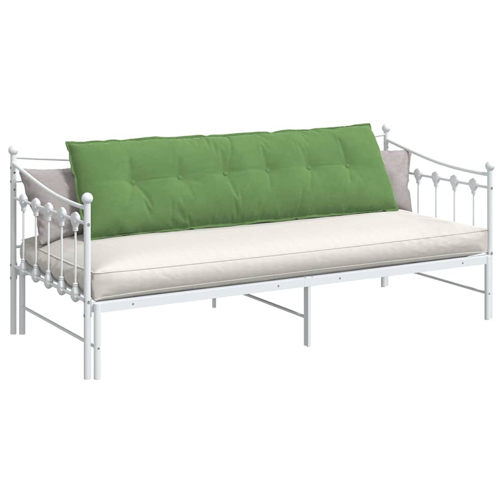 Cuscino per Schiena Verde chiaro 180 x 50 cm Tessuto in Cords