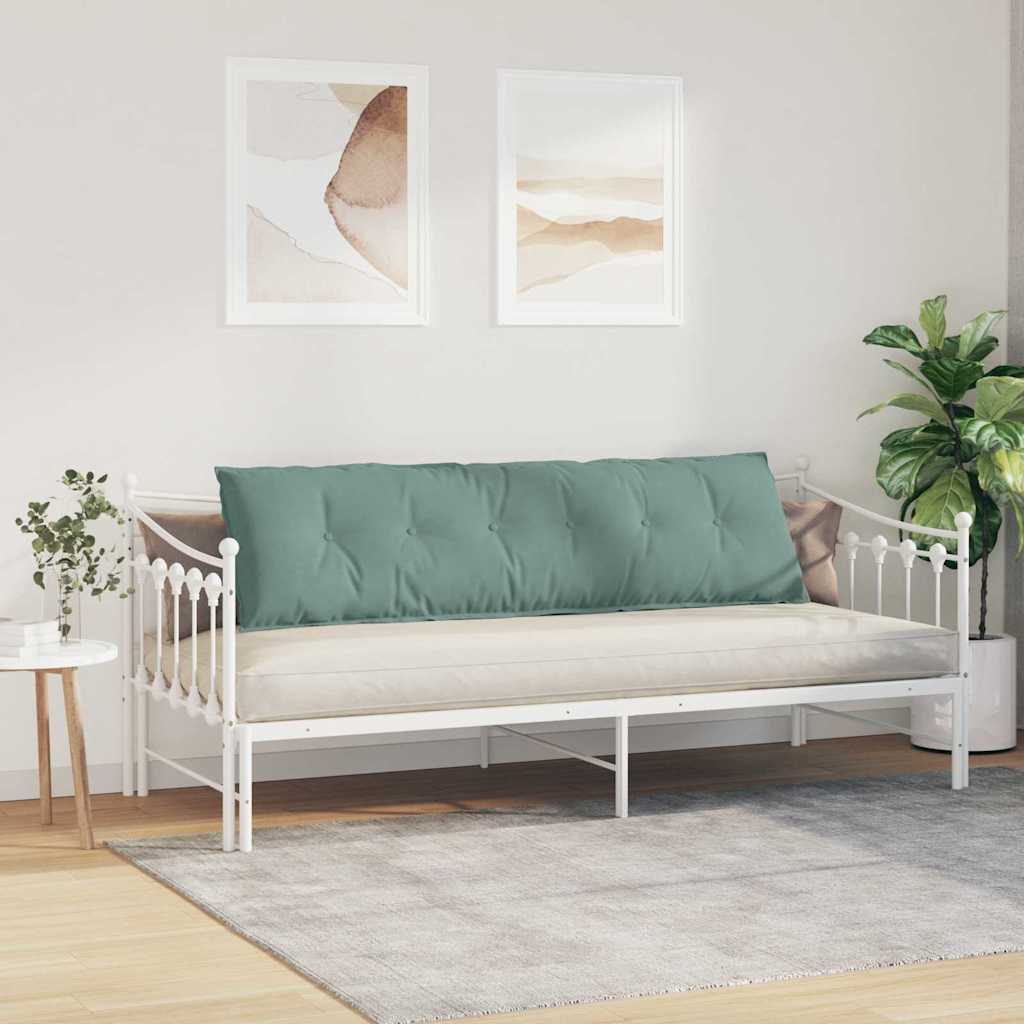 Cuscino per Schiena Verde Mare 180 x 50 cm Tessuto in Cords