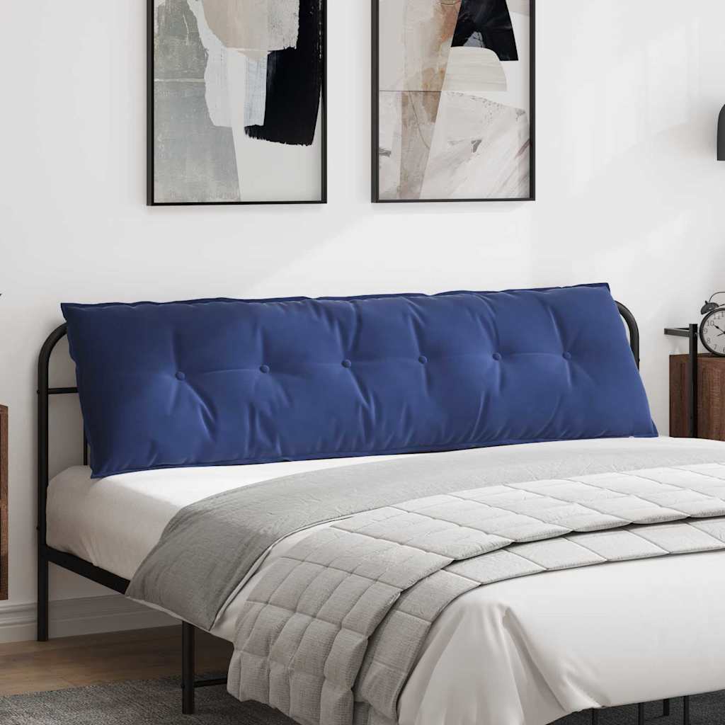 Cuscino per Schiena Blu Polizia 180 x 50 cm Tessuto in Cords