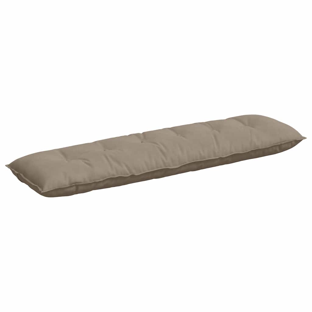 Cuscino per Schiena Tortora 180 x 50 cm Tessuto in Microfibra
