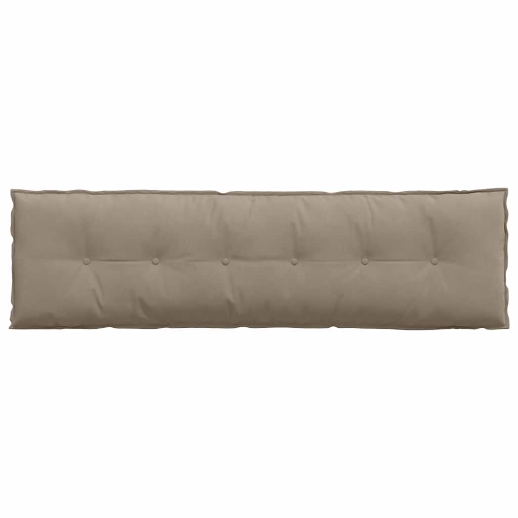 Cuscino per Schiena Tortora 180 x 50 cm Tessuto in Microfibra