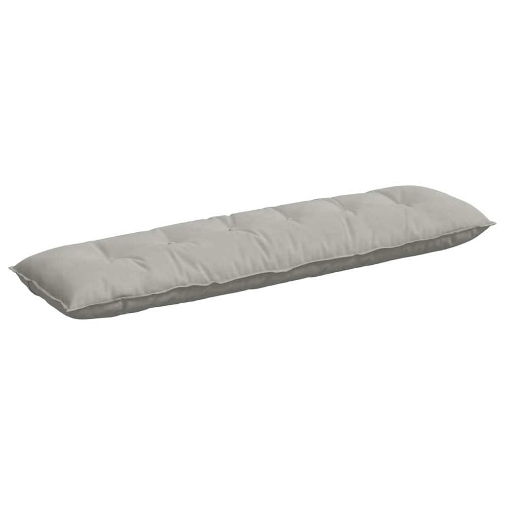 Cuscino per Schiena Grigio Chiaro 180 x 50 cm