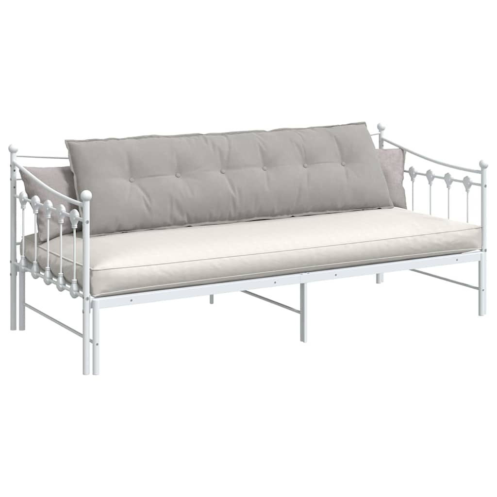 Cuscino per Schiena Grigio Chiaro 180 x 50 cm