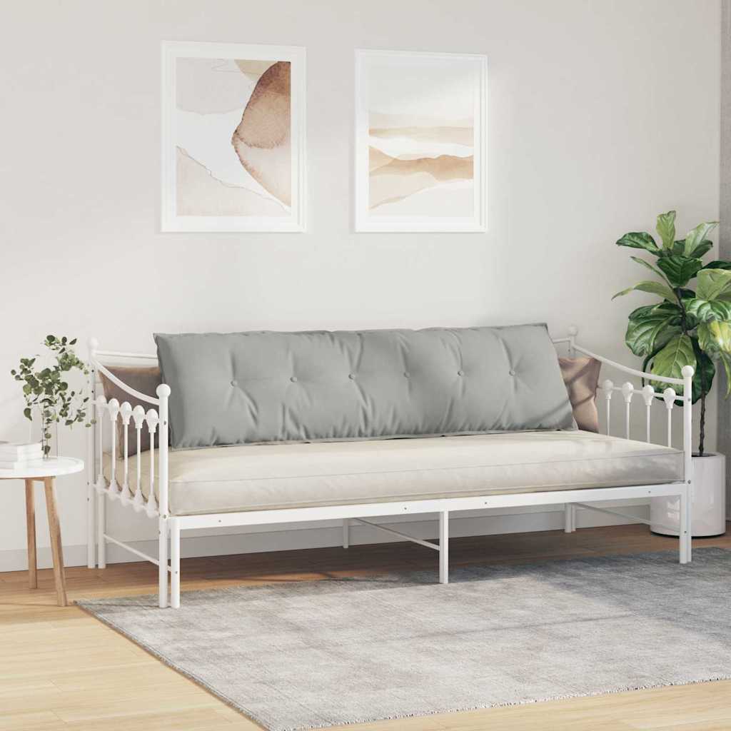 Cuscino per Schiena Grigio Chiaro 180 x 50 cm