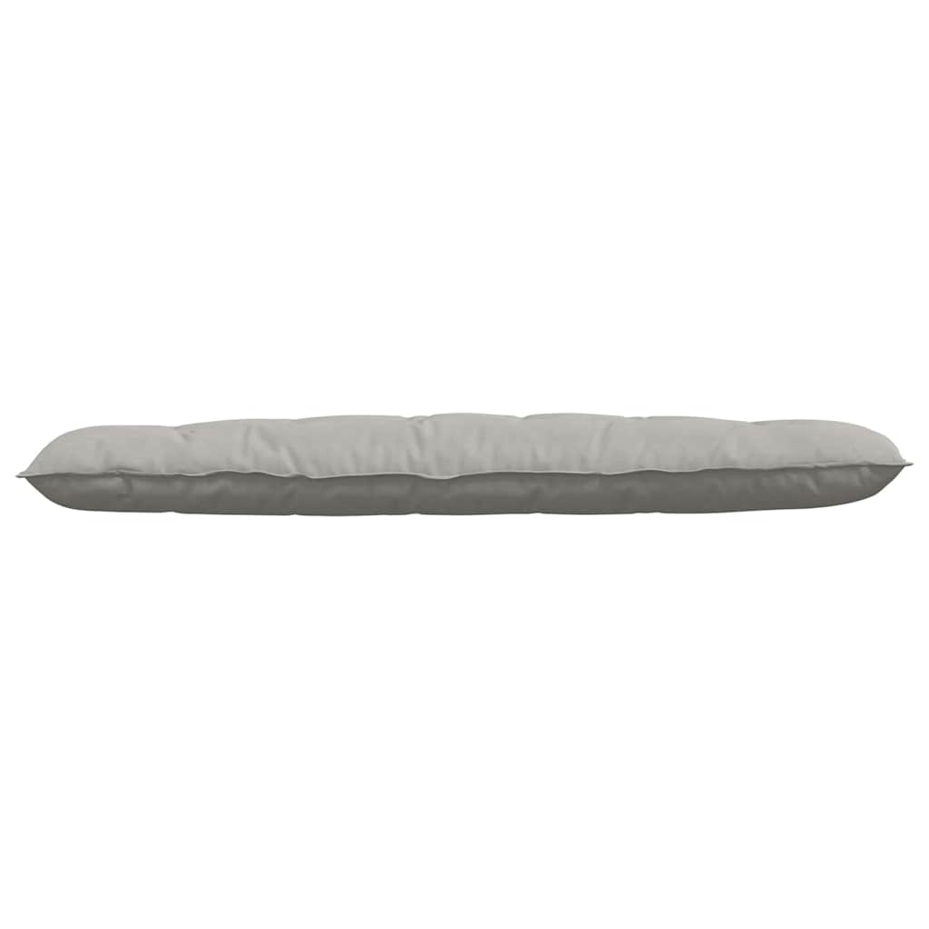 Cuscino per Schiena Grigio Chiaro 180 x 50 cm