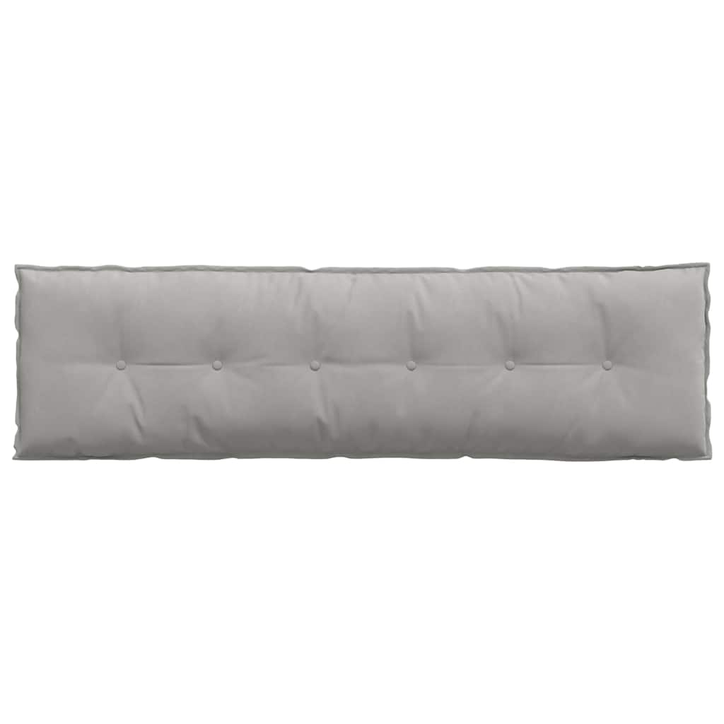Cuscino per Schiena Grigio Chiaro 180 x 50 cm