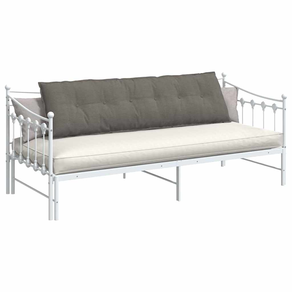 Cuscino per Schiena Grigio Chiaro 180 x 50 cm Tessuto in Cords