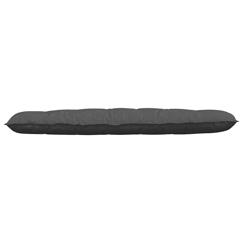Cuscino per Schiena Grigio Scuro 180 x 50 cm Tessuto in Cords