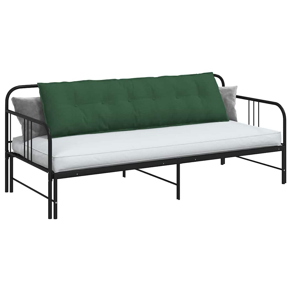 Cuscino per Schiena Verde Giungla 180 x 50 cm Tessuto in Cords