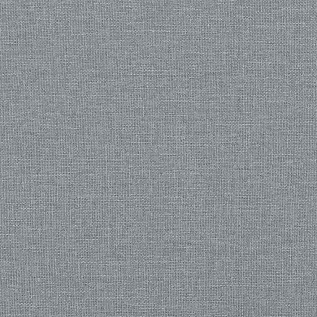Cuscino per Schiena Grigio chiaro 200 x 19 x 50 cm Tessuto