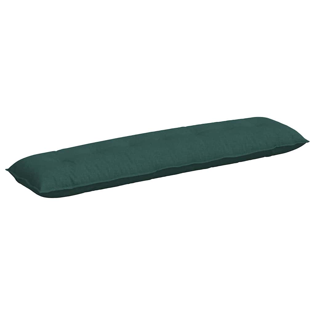 Cuscino per Schiena Verde Scuro 200 x 19 x 50 cm Tessuto