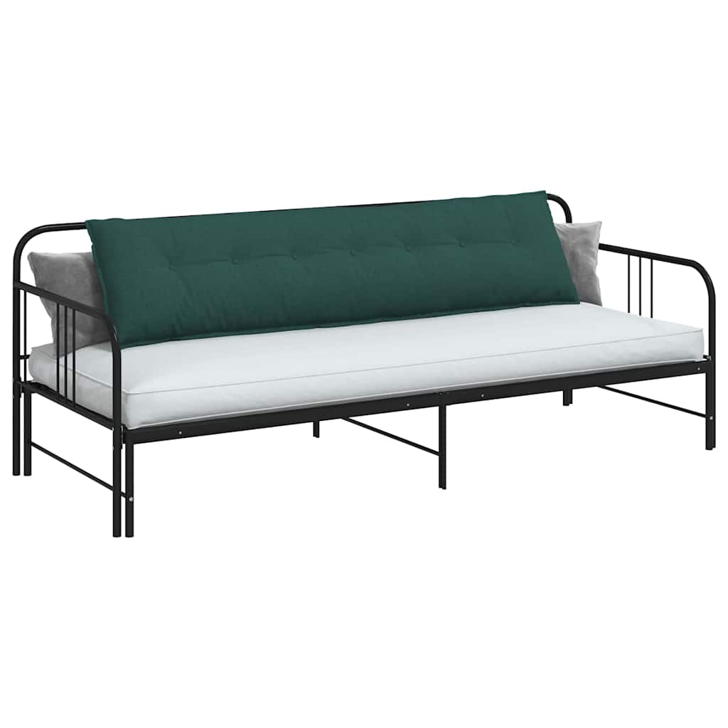 Cuscino per Schiena Verde Scuro 200 x 19 x 50 cm Tessuto