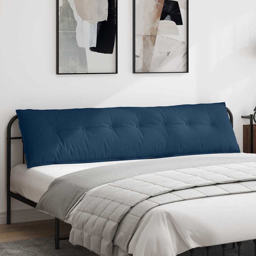 Cuscino per Schiena Blu 200 x 19 x 50 cm Tessuto