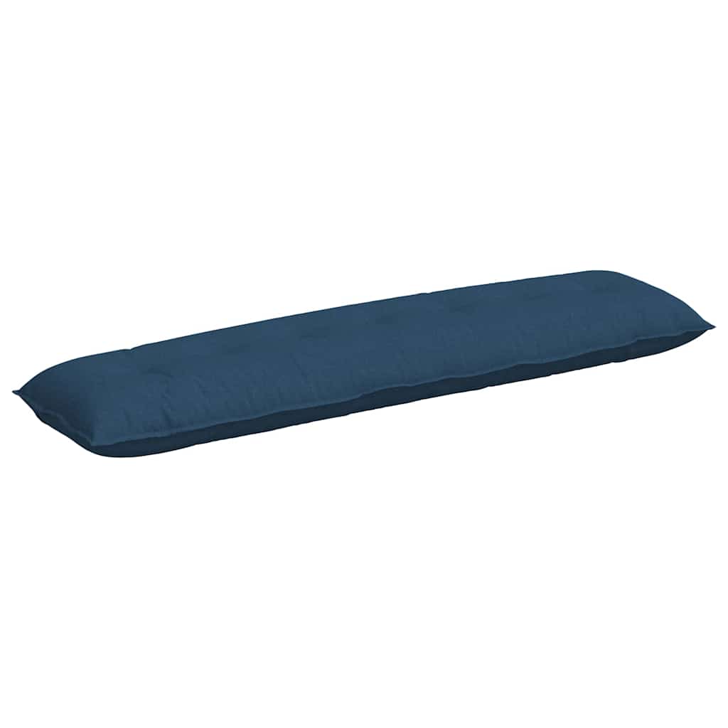 Cuscino per Schiena Blu 200 x 19 x 50 cm Tessuto
