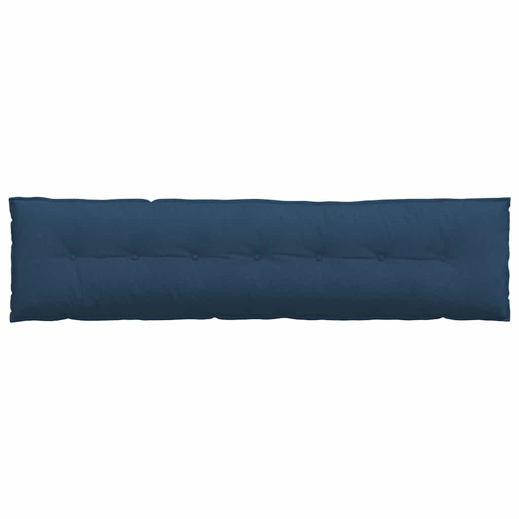 Cuscino per Schiena Blu 200 x 19 x 50 cm Tessuto