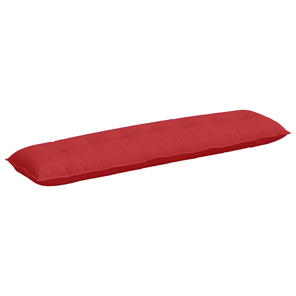 Cuscino per Schiena Rosso 200 x 19 x 50 cm Tessuto