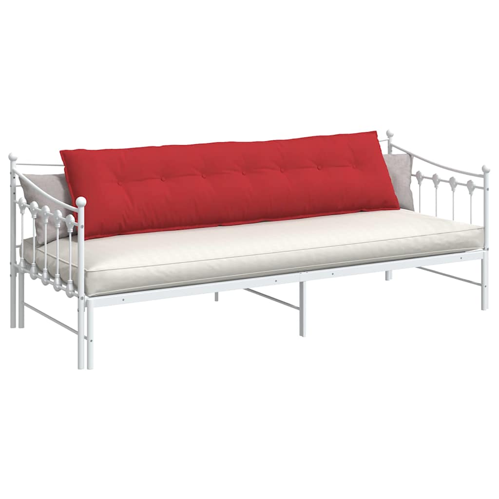 Cuscino per Schiena Rosso 200 x 19 x 50 cm Tessuto