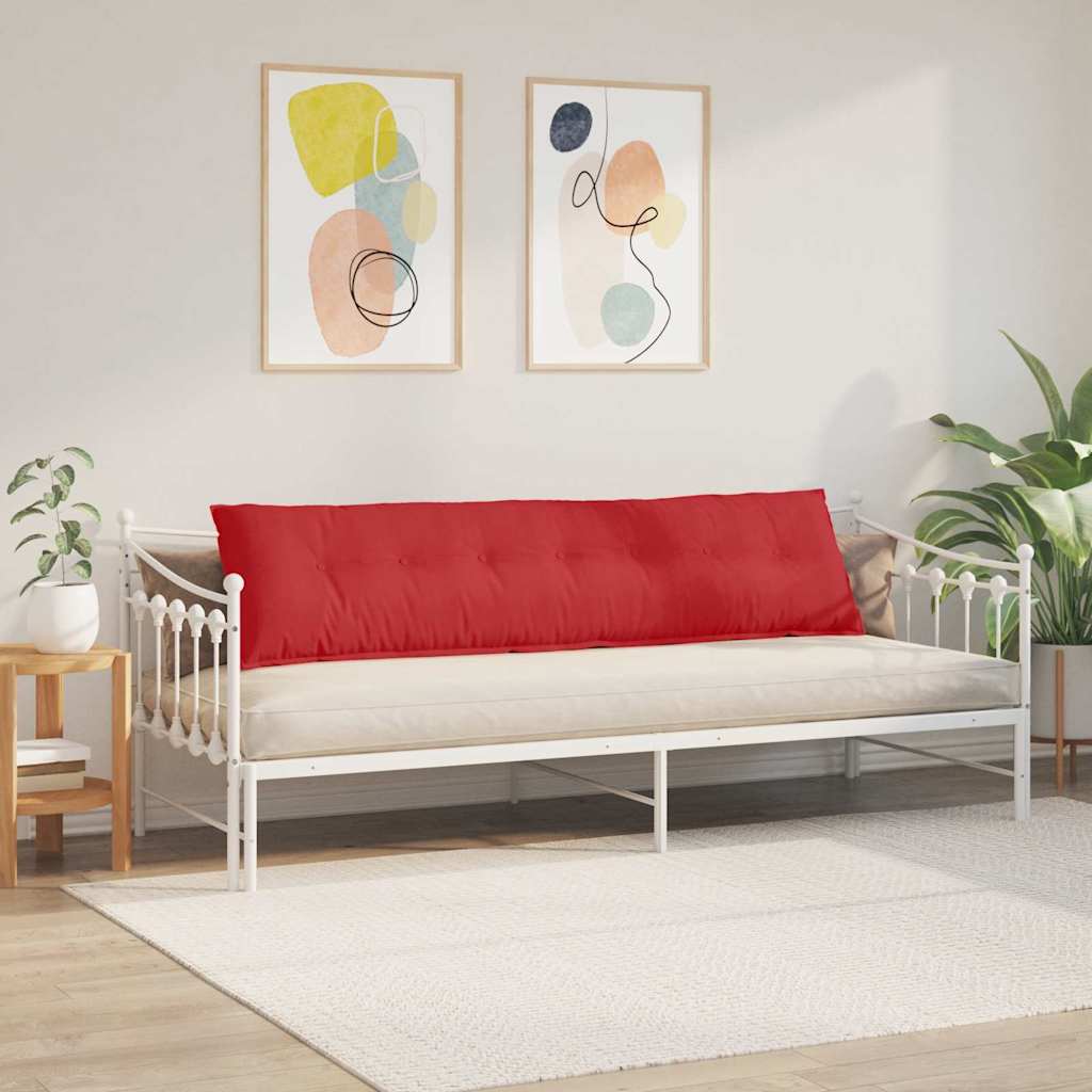 Cuscino per Schiena Rosso 200 x 19 x 50 cm Tessuto