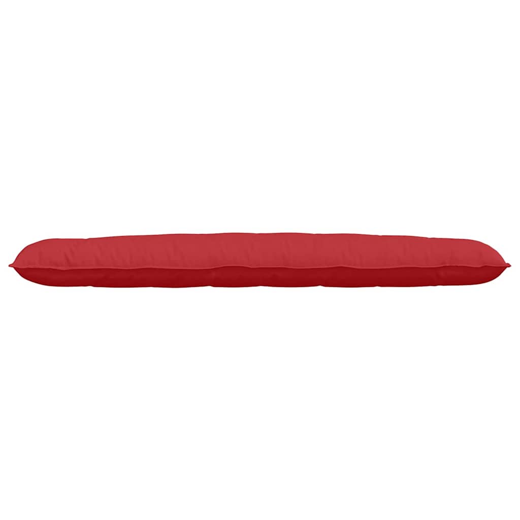 Cuscino per Schiena Rosso 200 x 19 x 50 cm Tessuto