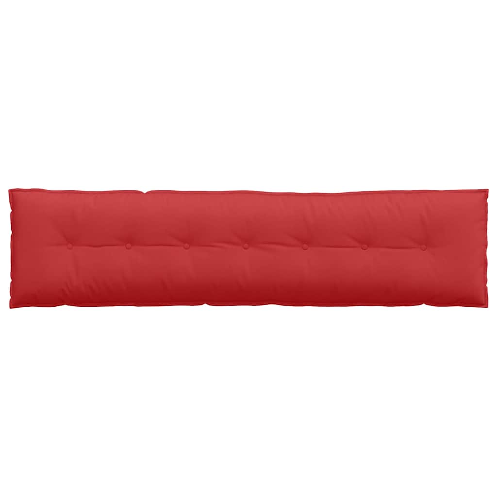 Cuscino per Schiena Rosso 200 x 19 x 50 cm Tessuto