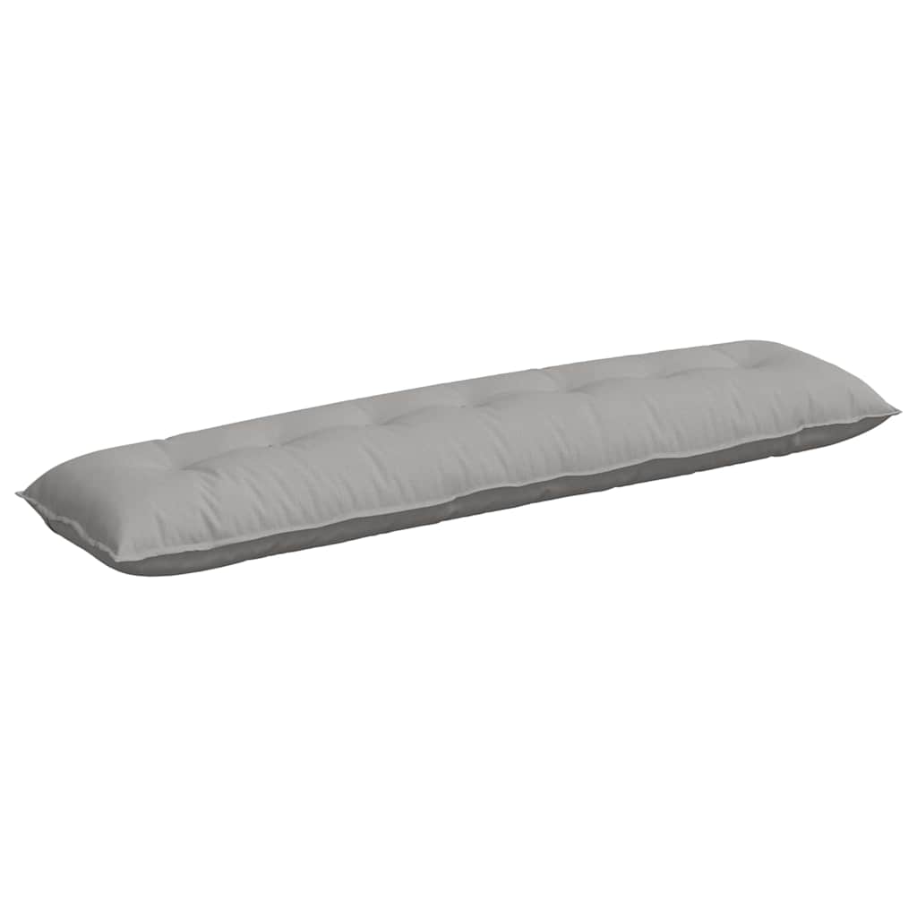 Cuscino per Schiena Grigio Nuvola 200 x 19 x 50 cm Tessuto