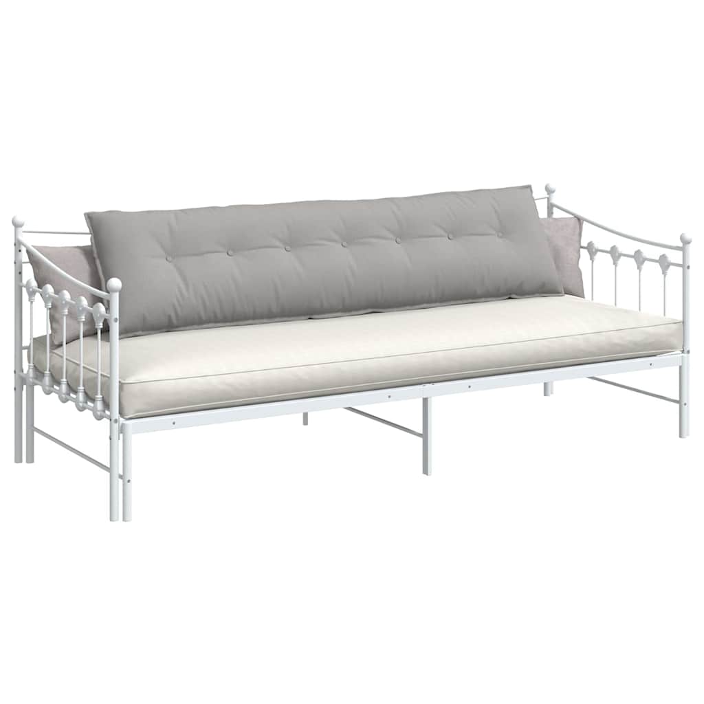 Cuscino per Schiena Grigio Nuvola 200 x 19 x 50 cm Tessuto