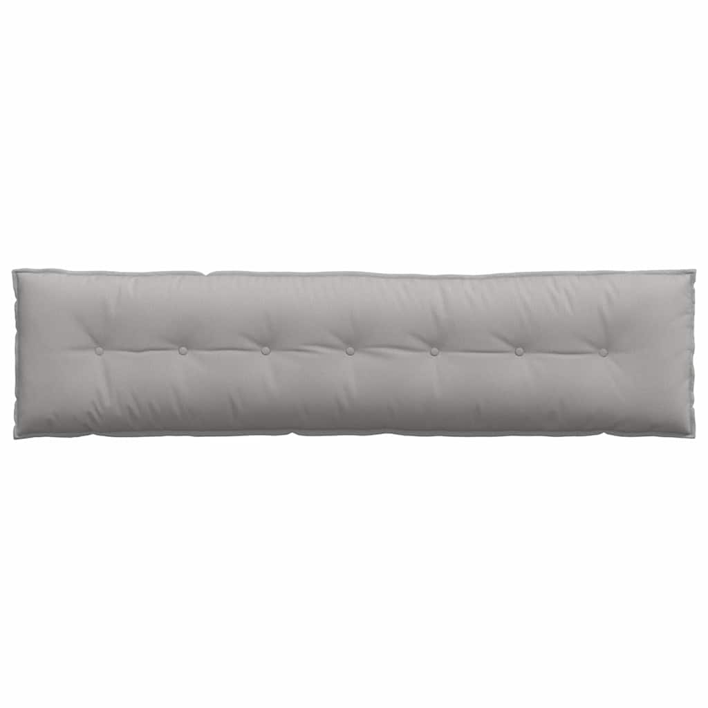 Cuscino per Schiena Grigio Nuvola 200 x 19 x 50 cm Tessuto