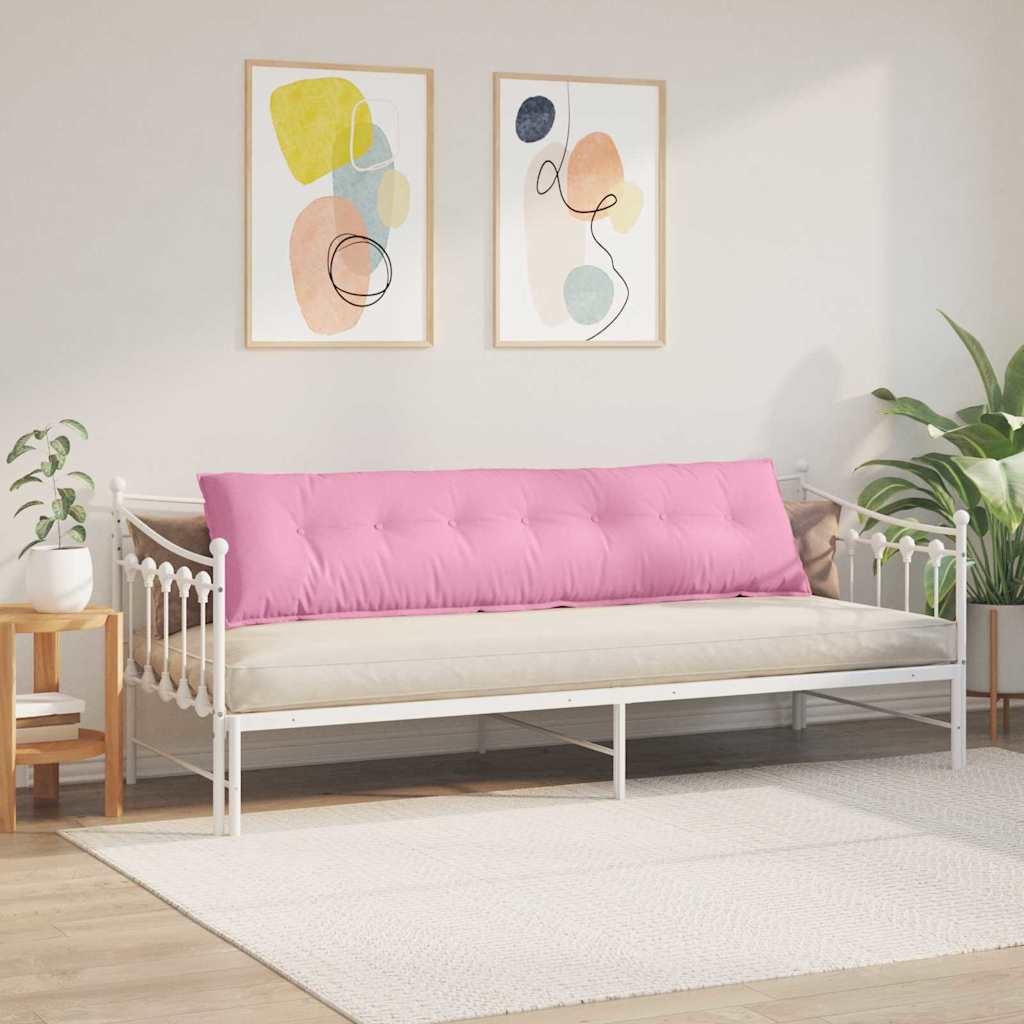 Cuscino per Schiena Rosa 200 x 19 x 50 cm Tessuto