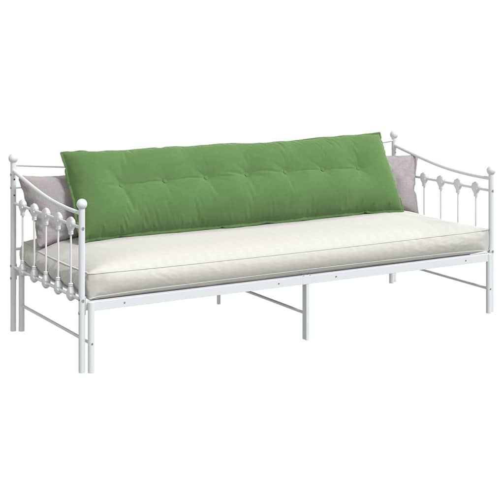 Cuscino per Schiena Verde chiaro 200 x 50 cm Tessuto in Cords