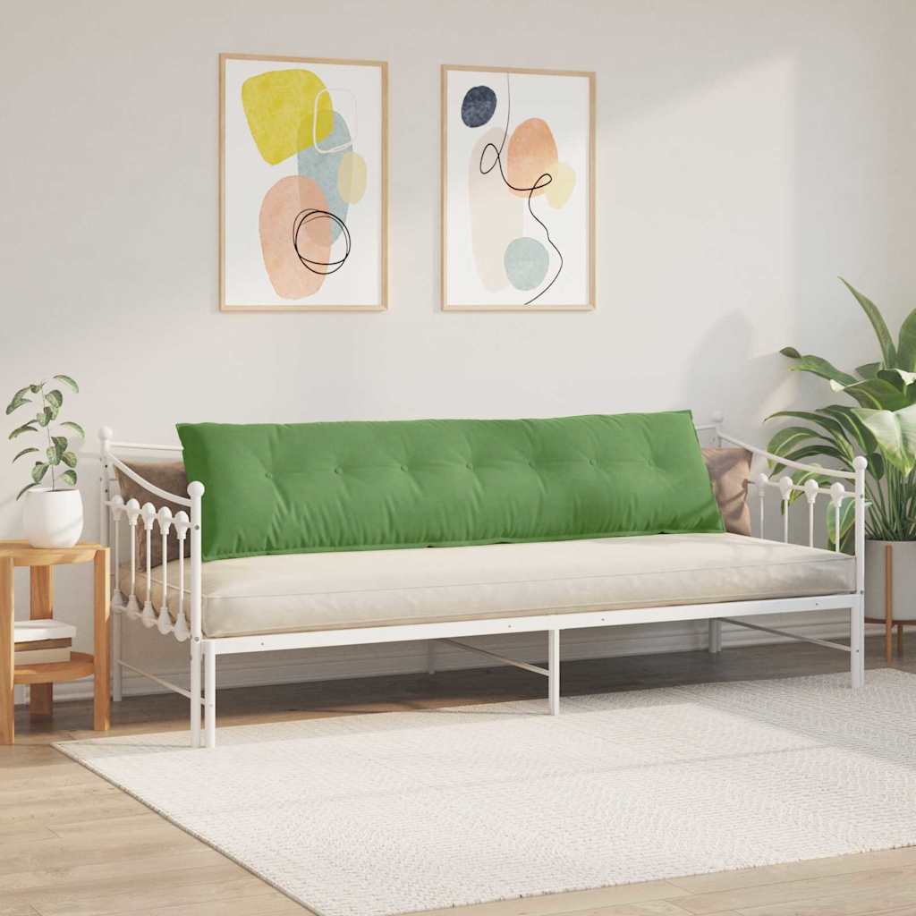 Cuscino per Schiena Verde chiaro 200 x 50 cm Tessuto in Cords