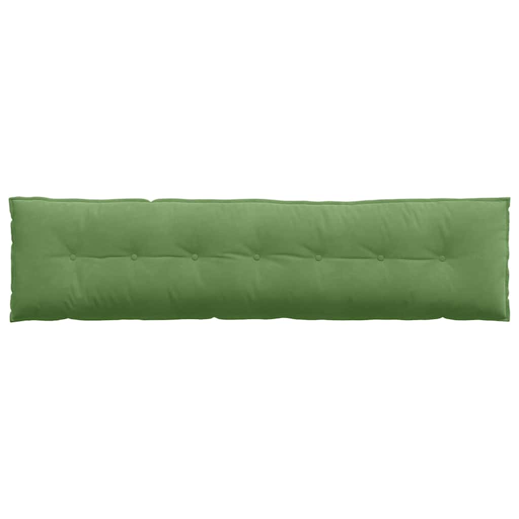 Cuscino per Schiena Verde chiaro 200 x 50 cm Tessuto in Cords