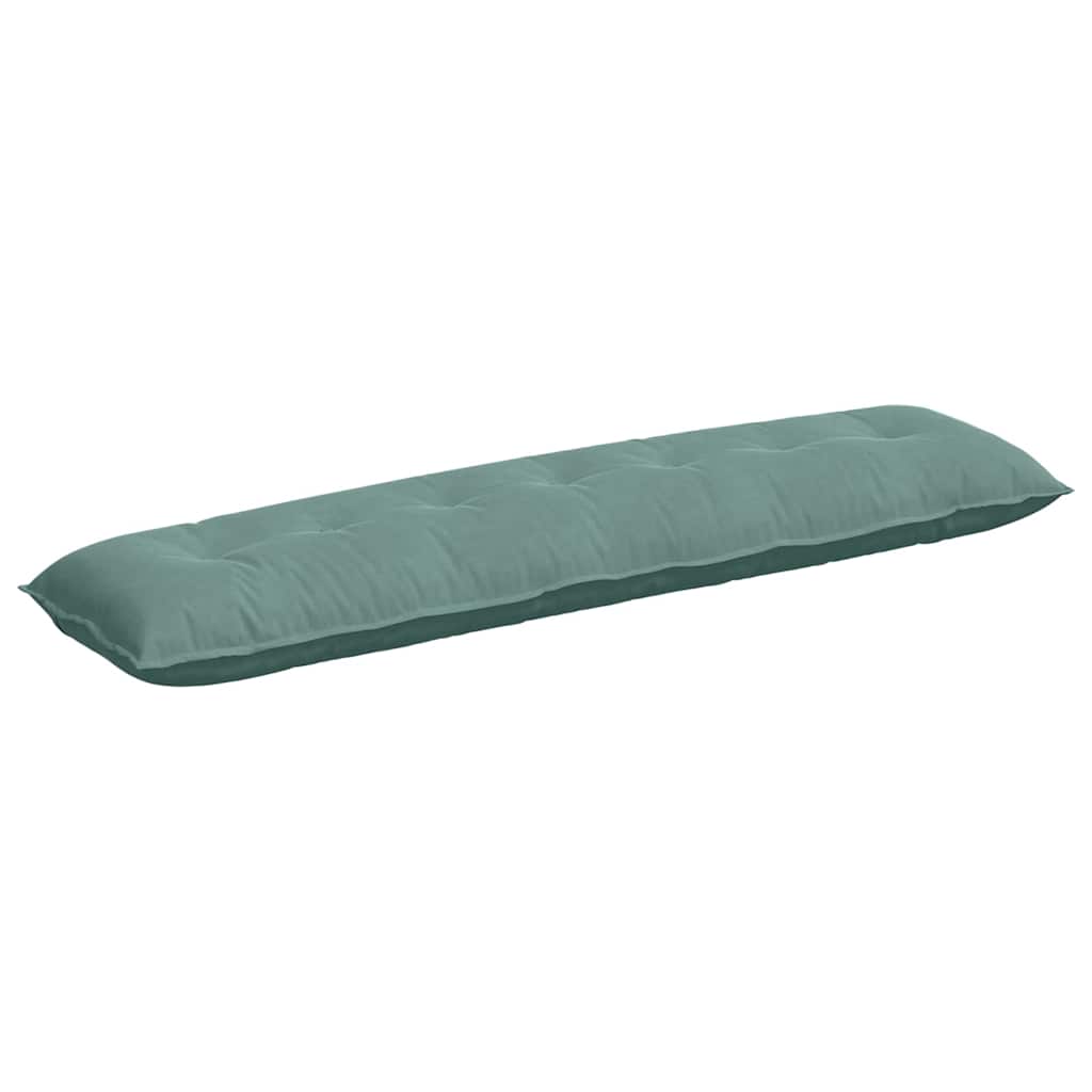 Cuscino per Schiena Verde Mare 200 x 50 cm Tessuto in Cords