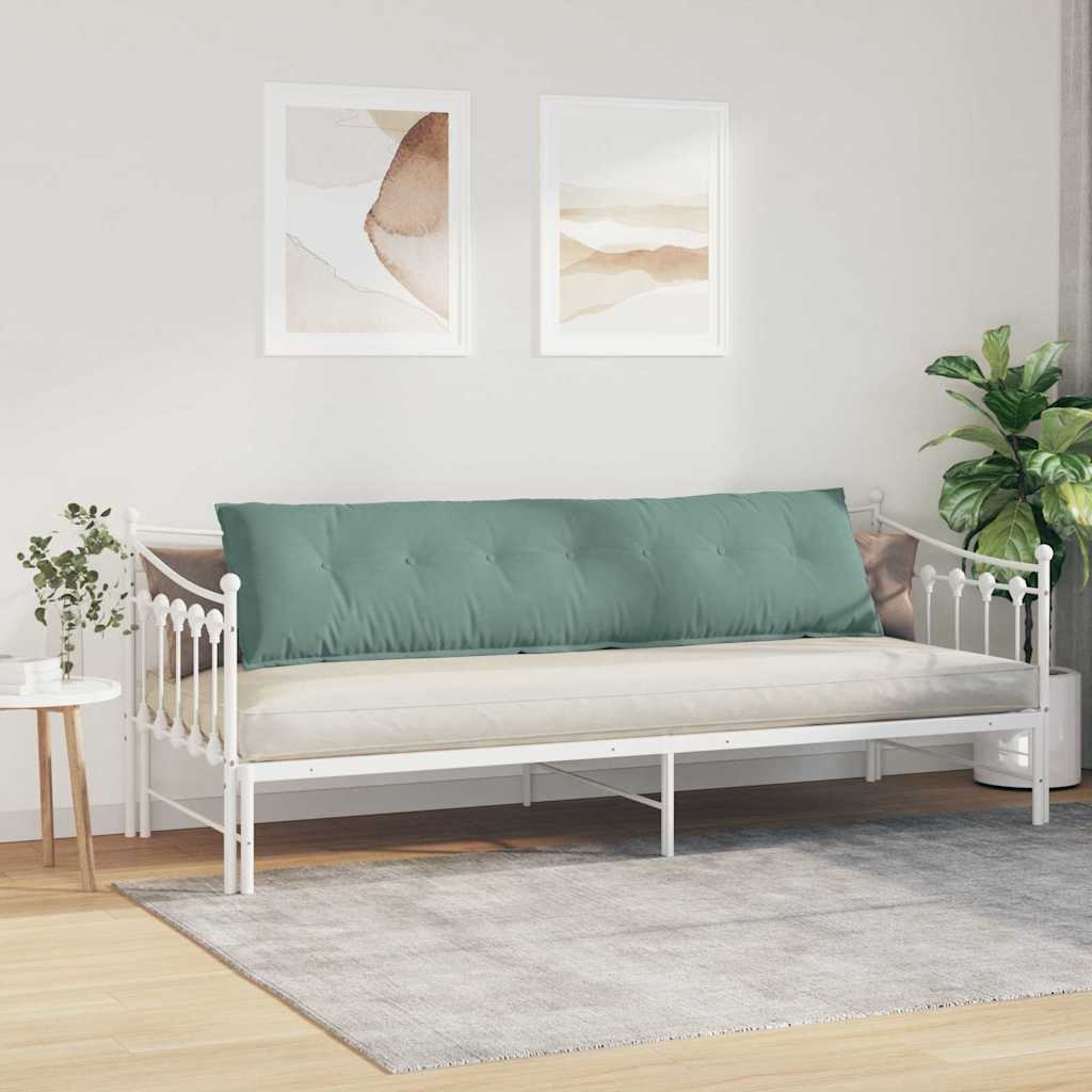 Cuscino per Schiena Verde Mare 200 x 50 cm Tessuto in Cords