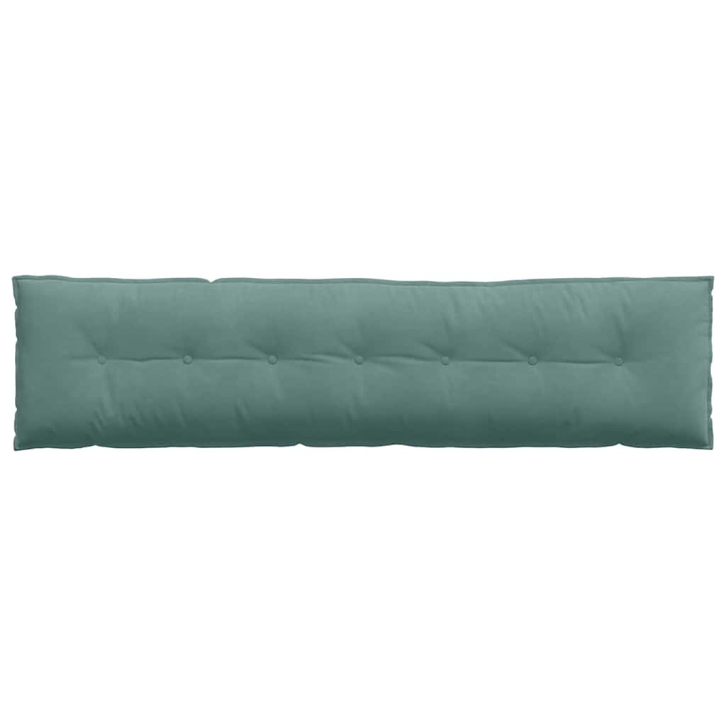 Cuscino per Schiena Verde Mare 200 x 50 cm Tessuto in Cords