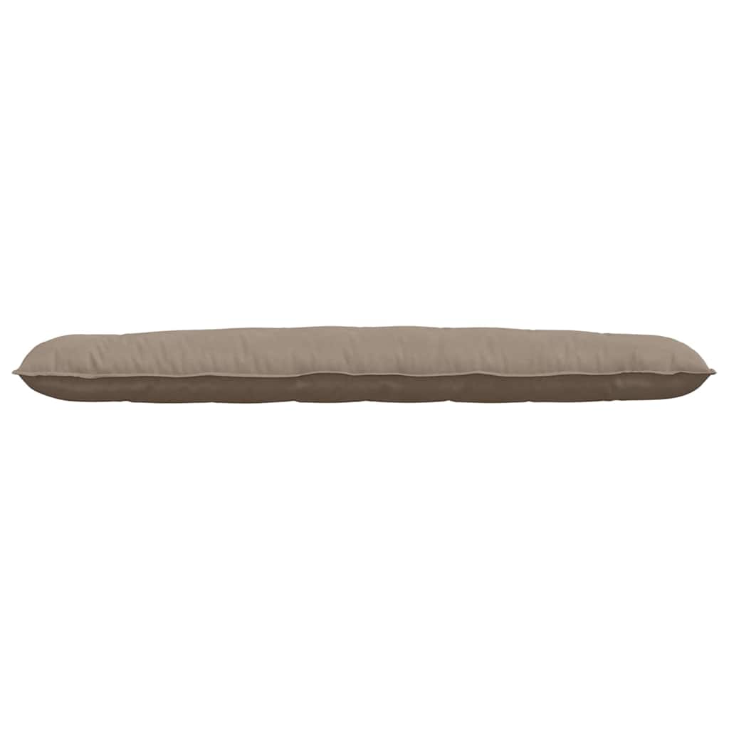 Cuscino per Schiena Tortora 200 x 50 cm Tessuto in Microfibra
