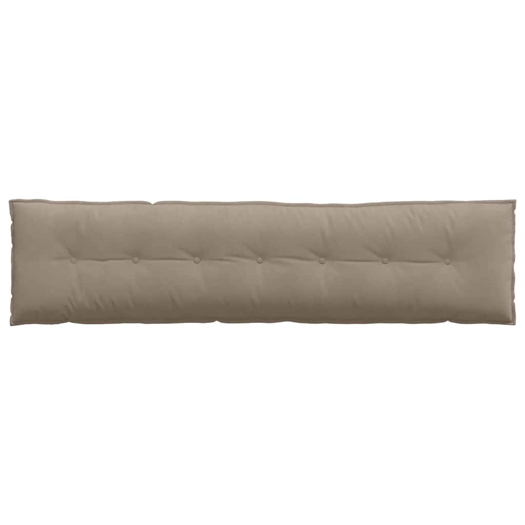 Cuscino per Schiena Tortora 200 x 50 cm Tessuto in Microfibra