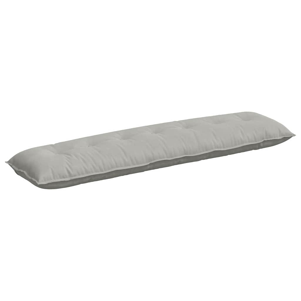 Cuscino per Schiena Grigio Chiaro 200 x 50 cm