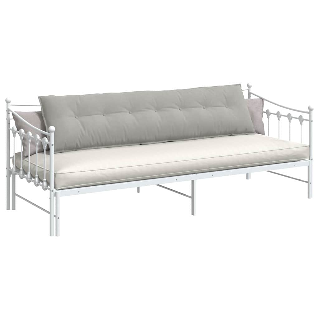 Cuscino per Schiena Grigio Chiaro 200 x 50 cm
