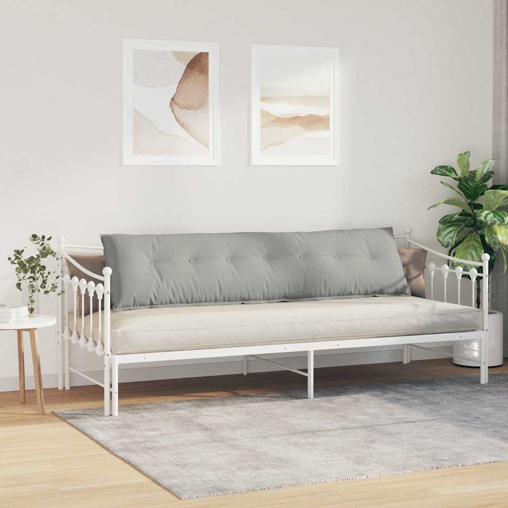 Cuscino per Schiena Grigio Chiaro 200 x 50 cm