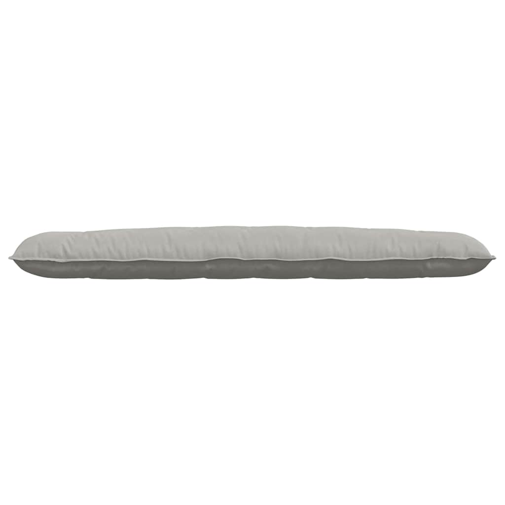 Cuscino per Schiena Grigio Chiaro 200 x 50 cm