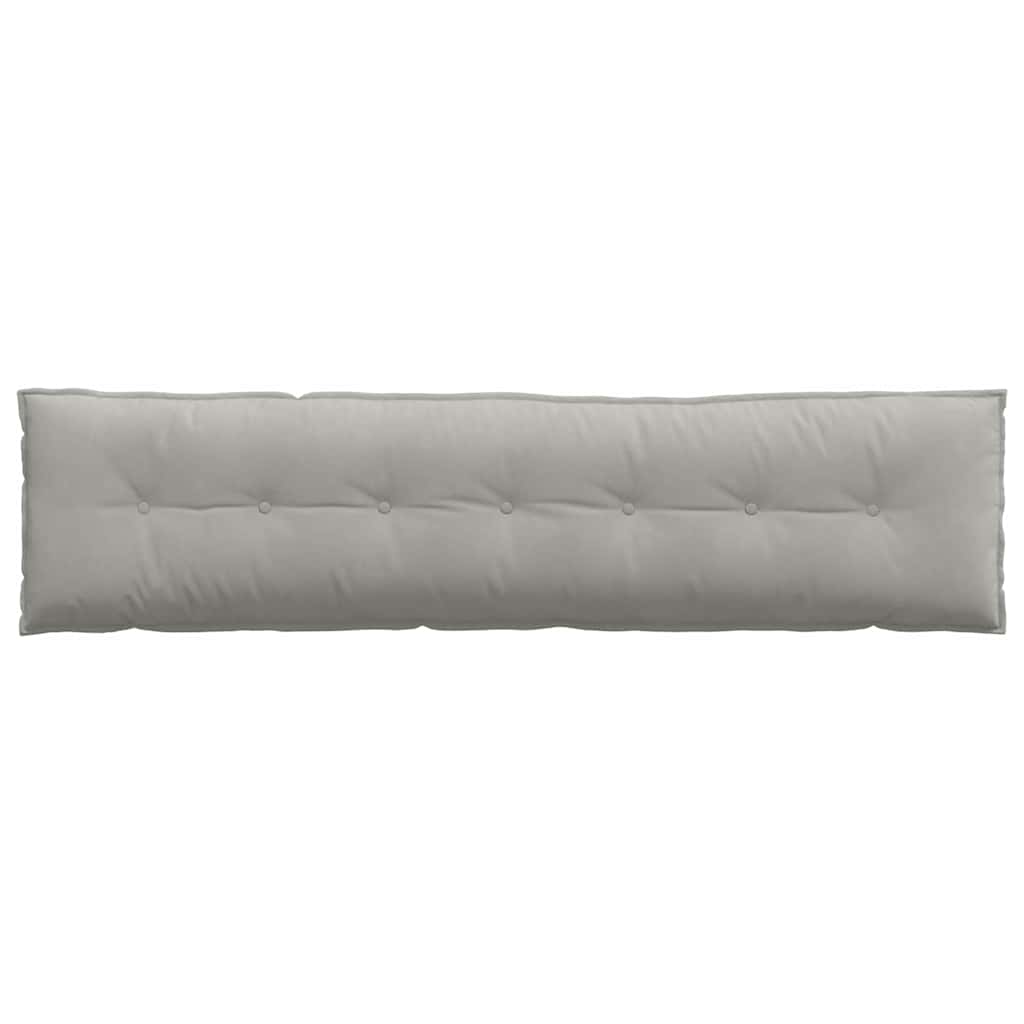 Cuscino per Schiena Grigio Chiaro 200 x 50 cm