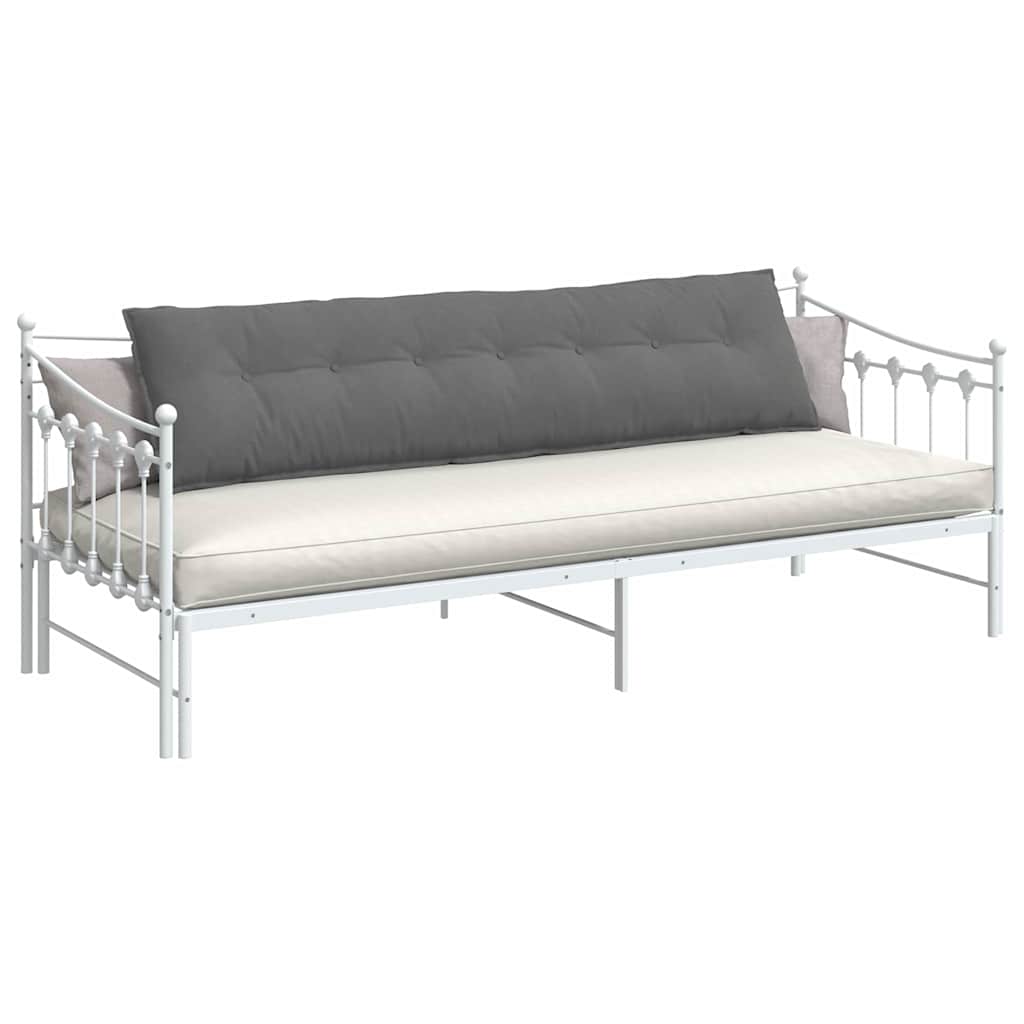 Cuscino per Schiena Grigio Scuro 200 x 50 cm