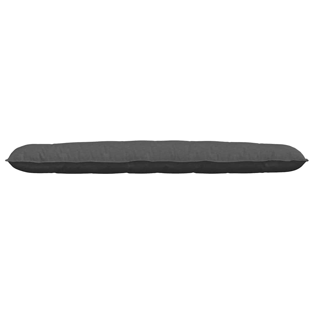 Cuscino per Schiena Grigio Scuro 200 x 50 cm Tessuto in Cords