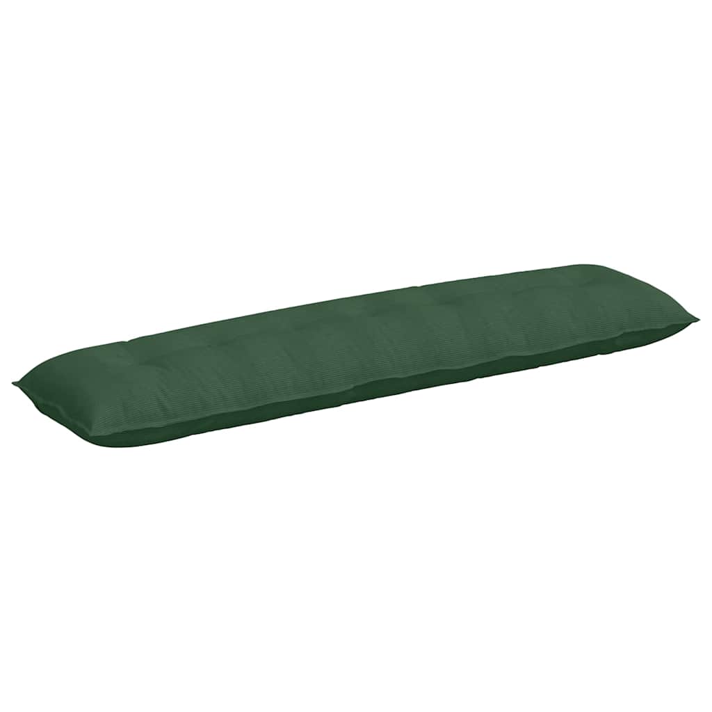 Cuscino per Schiena Verde Giungla 200 x 50 cm Tessuto in Cords