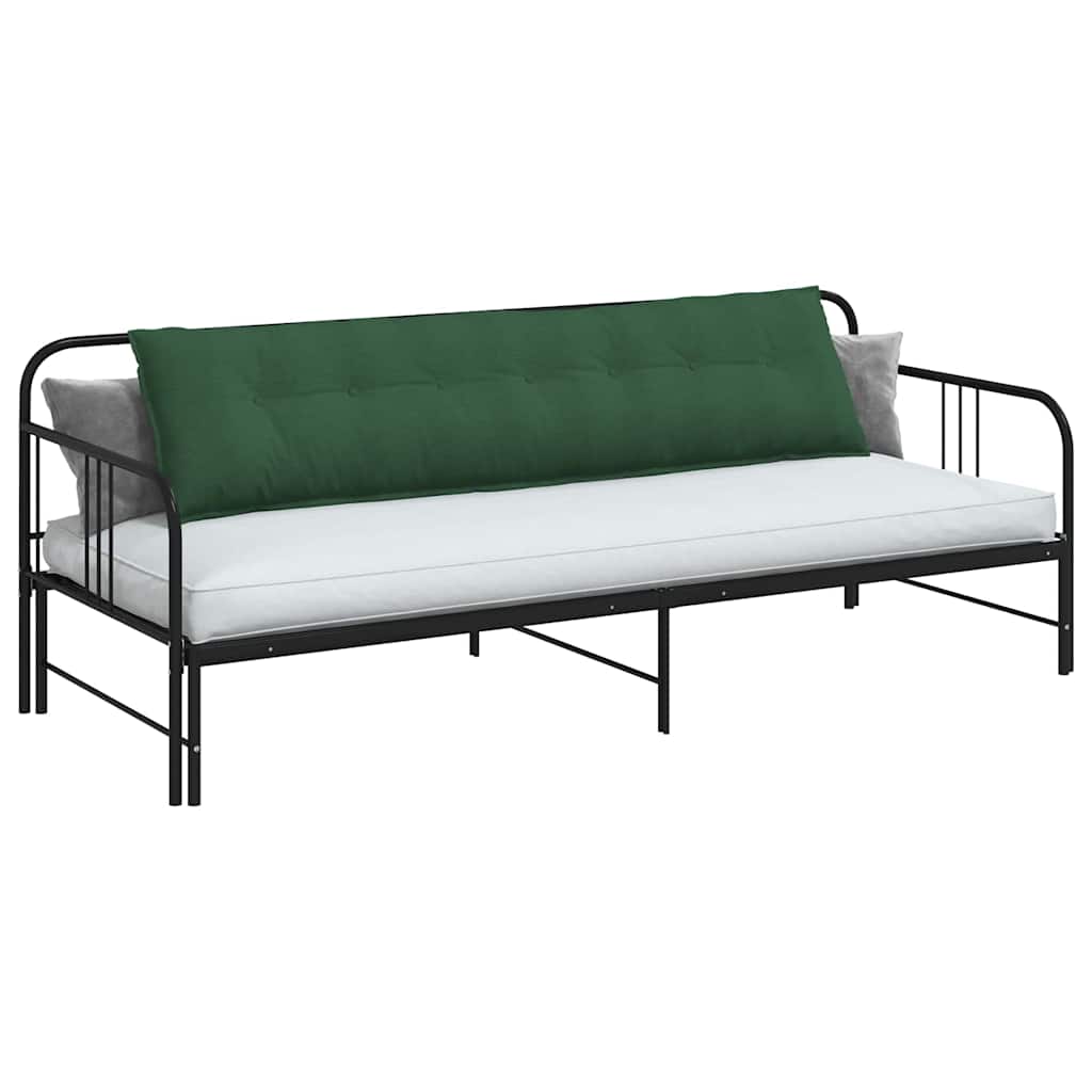 Cuscino per Schiena Verde Giungla 200 x 50 cm Tessuto in Cords