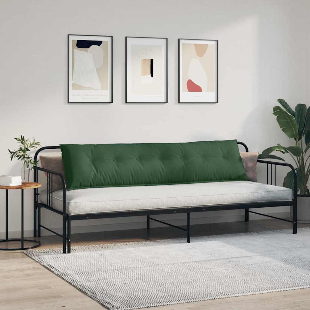 Cuscino per Schiena Verde Giungla 200 x 50 cm Tessuto in Cords
