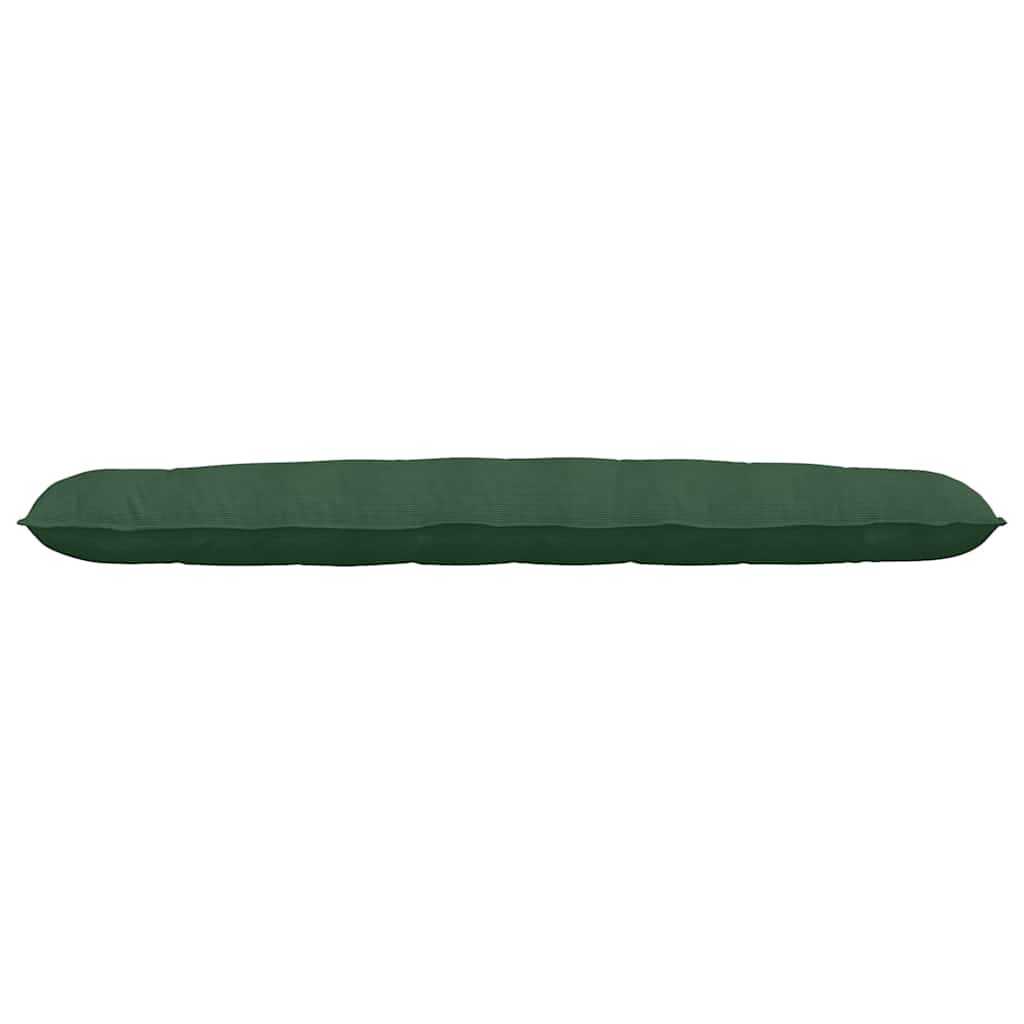 Cuscino per Schiena Verde Giungla 200 x 50 cm Tessuto in Cords